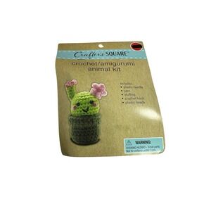 NEW crafters square crochet amigurumi animal kit learn to crochet PLANT